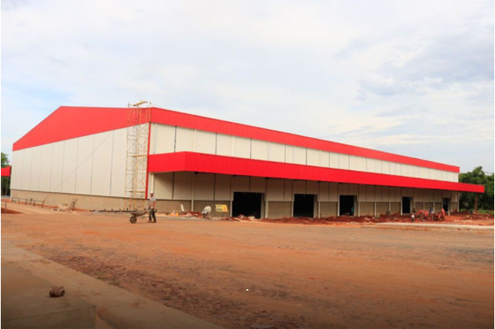 Customizable Size Design Parameter Steel Structure Commercial Building Single Slop Method Steel Window Type
