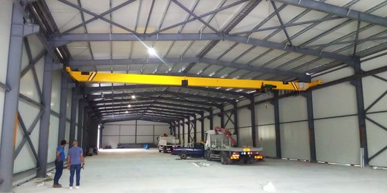 Rock Wool Insulated Industrial Steel Workshop Temperature Controlled Production Plant Sandwich Panel Building