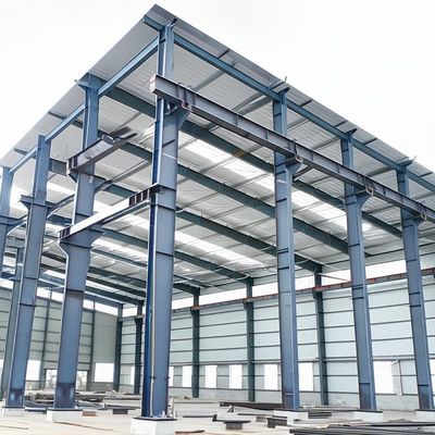 Multi Storey Q355B Steel Frame Office Building Commercial Construction Lightweight Urban 12 Floor Capacity Design