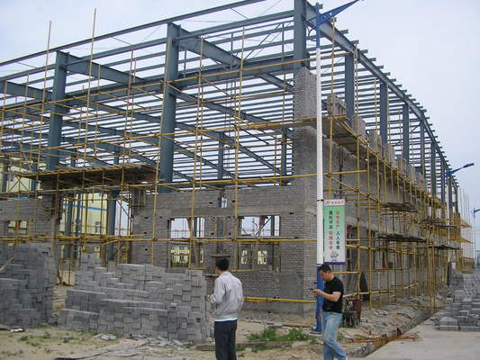 Durable Industrial Steel Building with AWS D1.1 Welding Standard 100-275g/m2 Zinc Coating and 50+ Years Lifetime