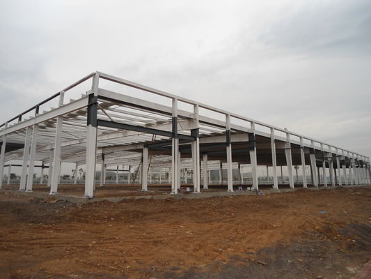 Low Maintenance Industrial Steel Building with High Strength Bolt Connection and Weld/Hot Rolled H Section Column & Beam