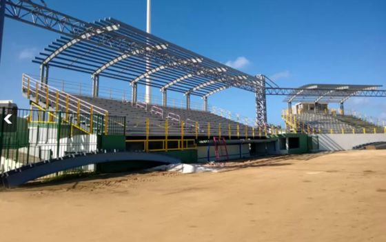 Commercial Steel Building with Steel Structure Frame Finished For Direct Install Support Fast With Installing Drawing Guide and Weather Resistance