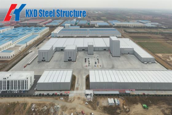 Customizable Steel Structure Warehouse with UPVC Downpipe and H Steel Main Frame for Industrial Construction