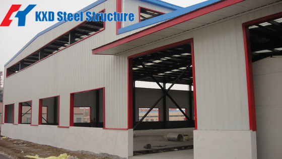 Durable and Long-Lasting Steel Structure Warehouse with PVDF/PTFE Coated Metal Frame