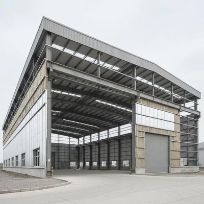 Heat Insulation System Optional Steel Structure Warehouse Built with Tekla STAAD Pro RamConnection Software Storage Application