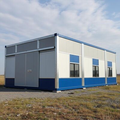 Portable Room Steel Structure Warehouse Featuring Color Steel Panels or Sandwich Panels and Painting or Hot DIP Galvanized Steel Finish for Outdoor
