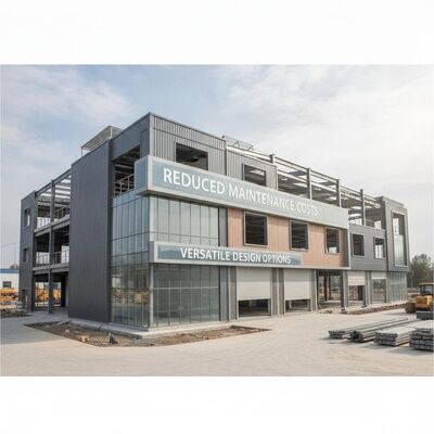Reduced Maintenance Costs and Versatile Design Options Commercial Steel Frame Building Ideal for Commercial Construction