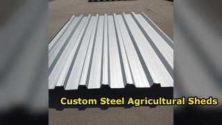 Custom Agricultural Steel Storage Sheds OEM Solutions