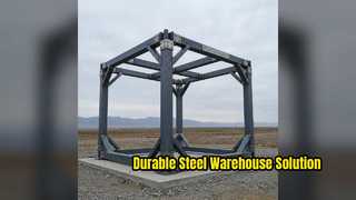 Durable Steel Structure Warehouse Industrial Storage Solution