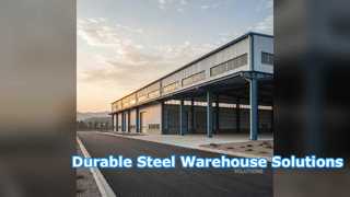 Durable Steel Structure Warehouse Industrial Storage Solution
