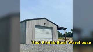 Prefabricated Steel Warehouse Fast Bolt Assembly Solution