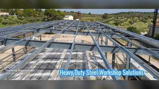 Heavy Duty Crane Industrial Steel Workshop Factory Solution